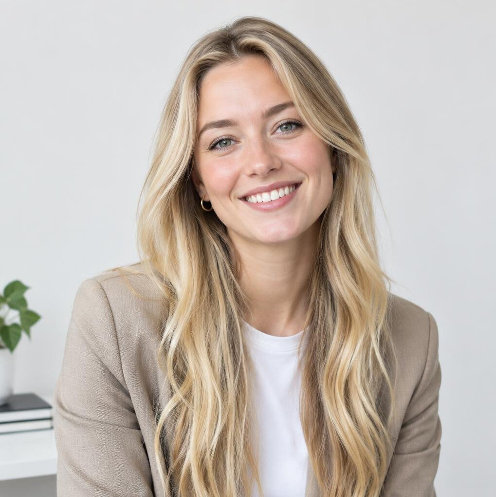 Portrait of a young European woman UX designer
