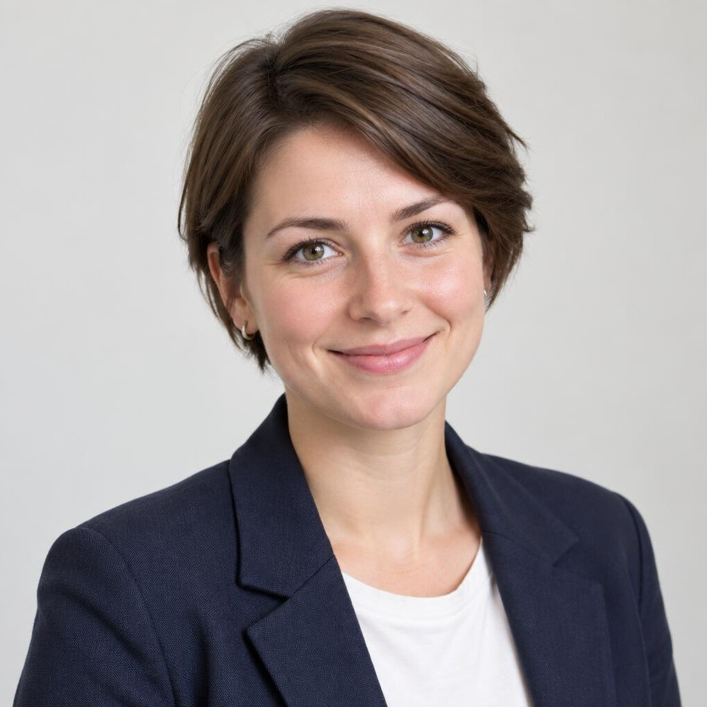 Portrait of a young European woman software developer smiling