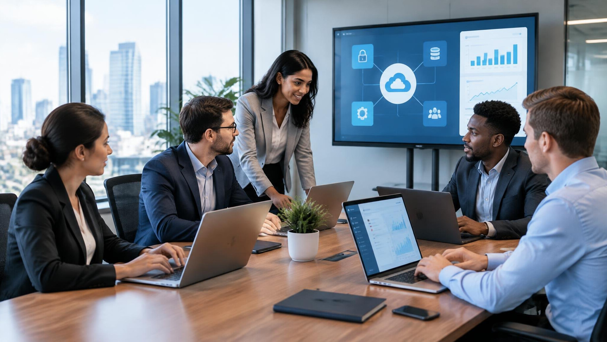 corporate team collaboration